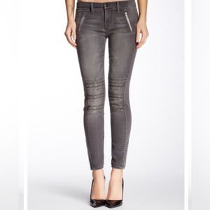 Black Orchid Jasper Zipper Skinny Jeans